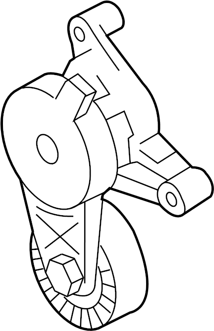 Accessory Drive Belt Tensioner Assembly 038-903-315-AN - View 3