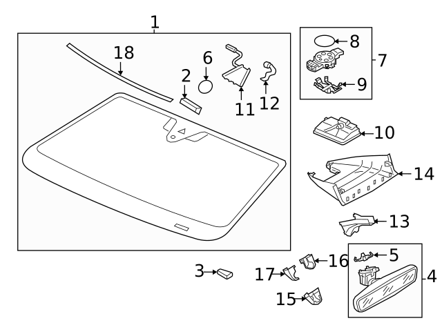 Windshield Spacer 3G5-845-237