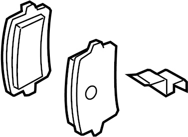 Brake Lining Rear 1K0-698-451-P - View 2