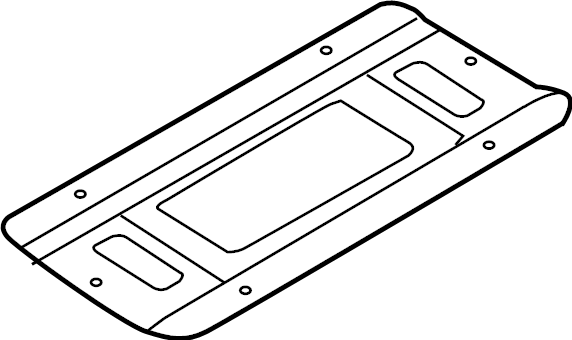 License Bracket 1KM-827-211-A - View 2
