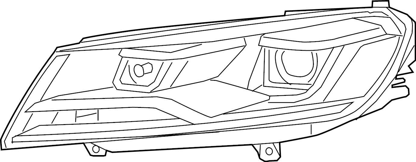 Headlamp Assembly 7P0-941-754 - View 3