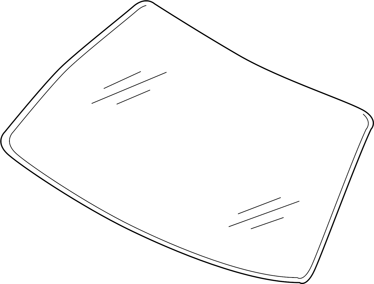 Windshield 5NA-845-011-BL-NVB