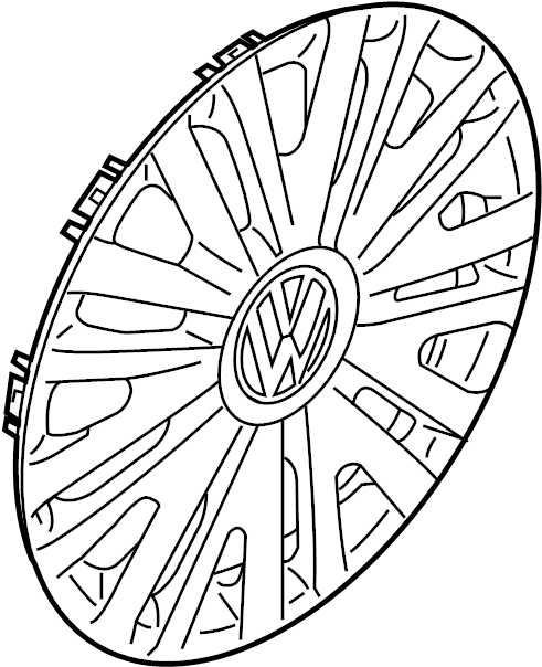 Wheel Cover 5K0-601-147-F-VZN