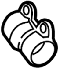 Rear Muffler Clamp 1K0-253-141-S - View 8