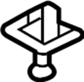 Spoiler Rivet WHT-005-263 - View 19