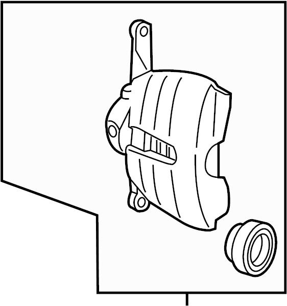 Disc Brake Caliper 8V0-615-123-D - View 2