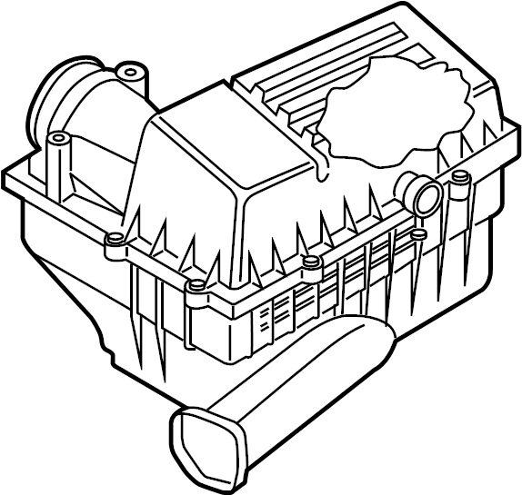 Air Cleaner Assembly 3C0-129-607-BP - View 2