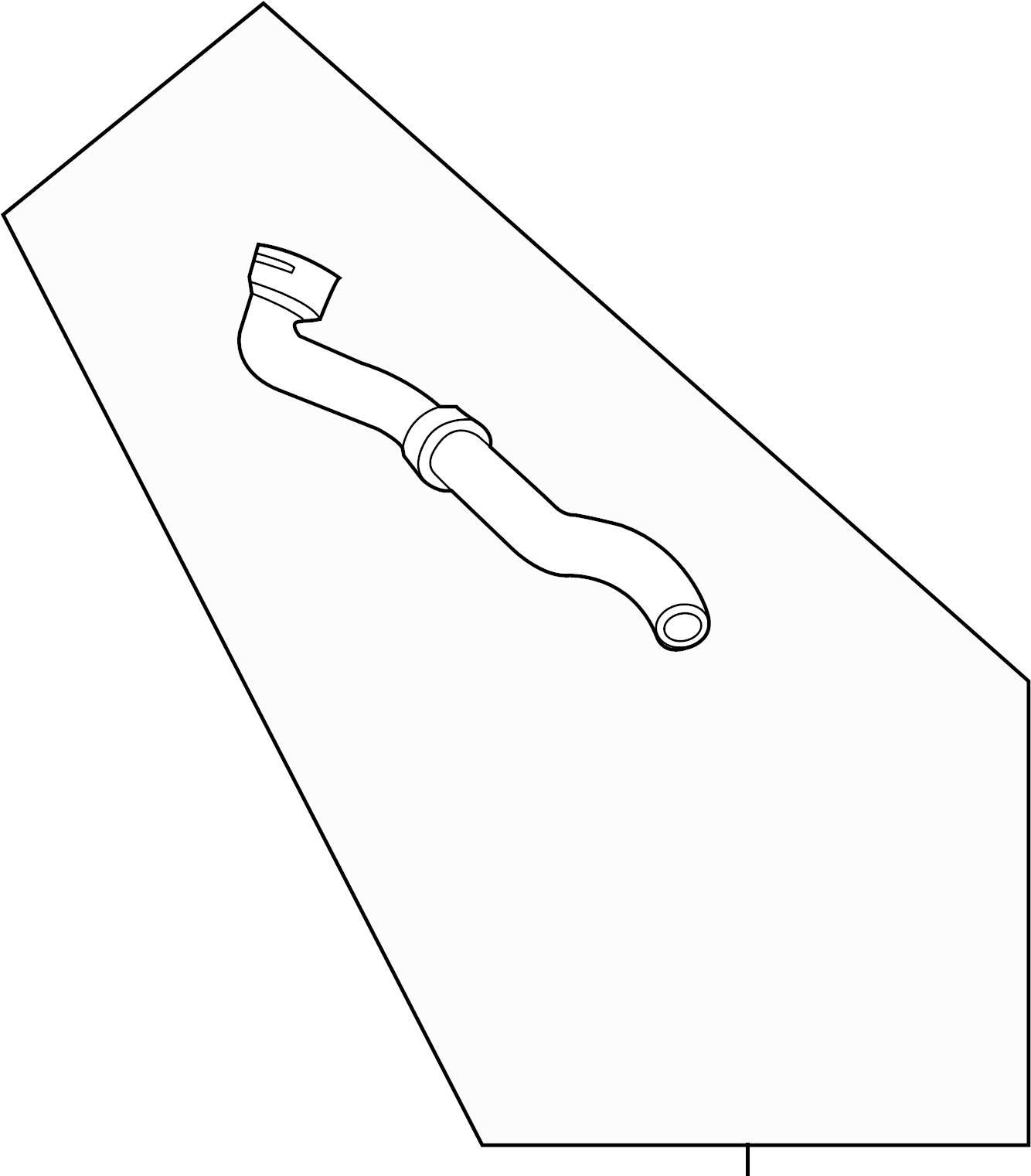 Lower Hose 3C0-122-051-BQ