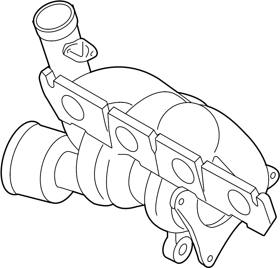 Exhaust Manifold 06J-145-722-B - View 3