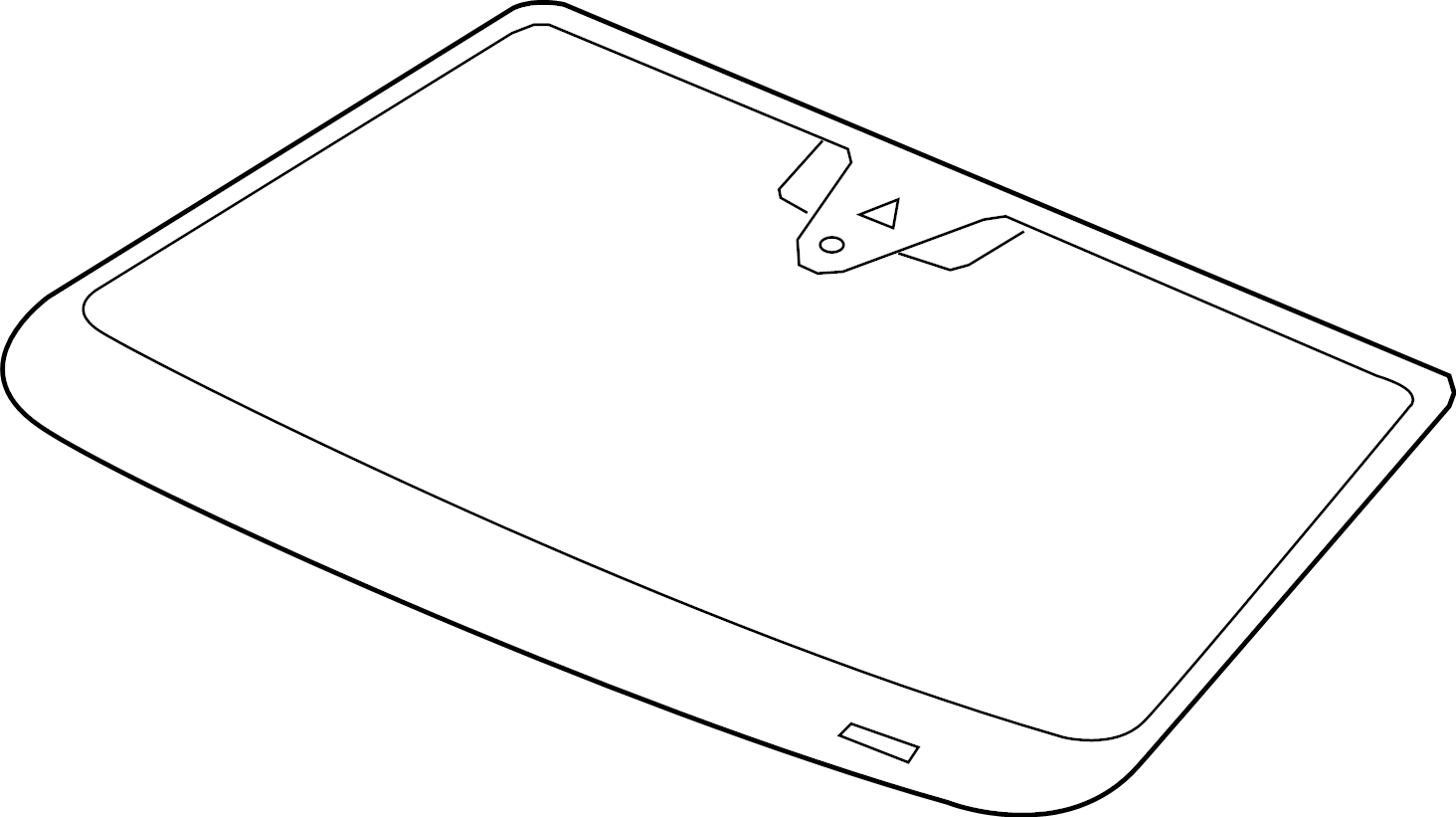 Windshield 3CM-845-011-E-NVB