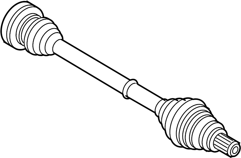 Axle Assembly 1K0-501-204-FX - View 2