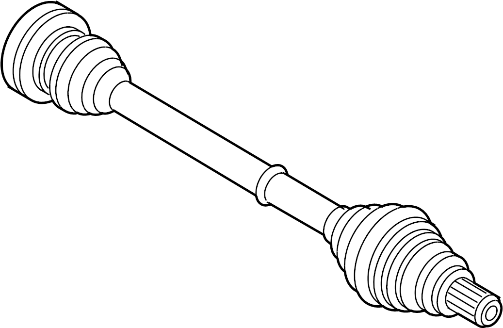 Axle Assembly 1K0-501-204-FX