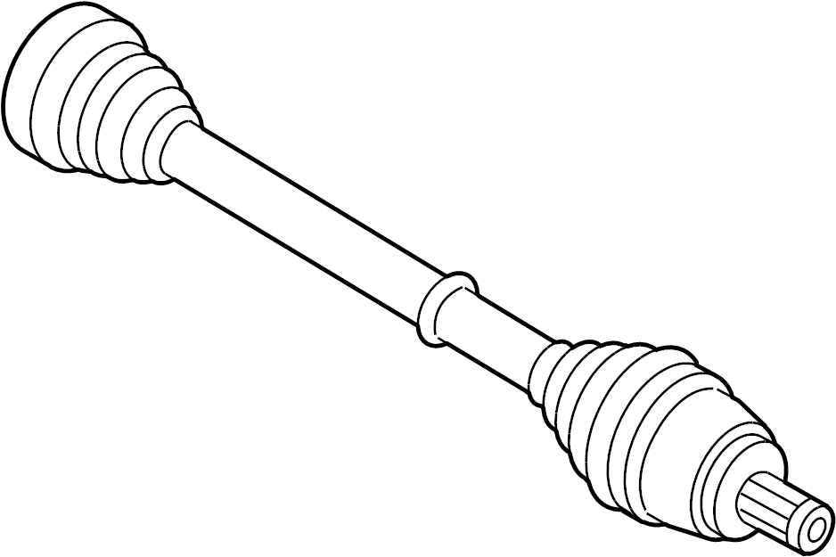 Axle Assembly 1K0-501-204-FX - View 12