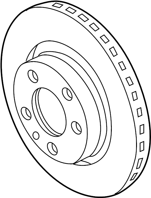 Disc Brake Rotor Front 6R0-615-301-D - View 3