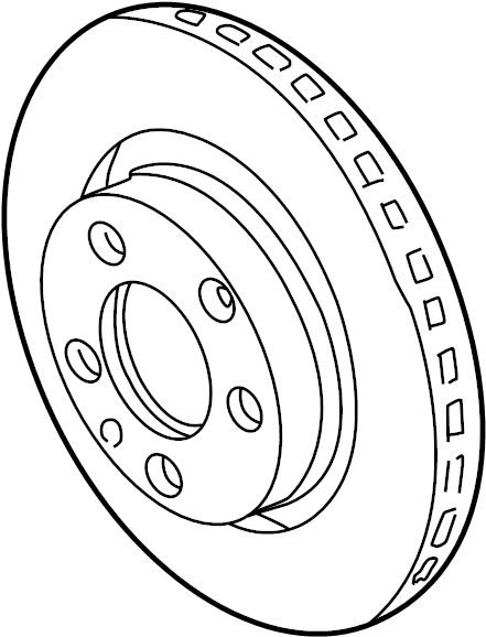 Disc Brake Rotor Front 6R0-615-301-D - View 2