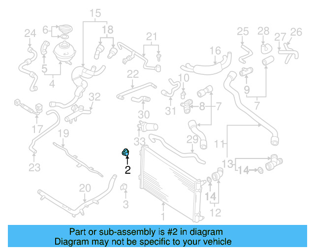 Radiator Upper Bracket 1J0-806-155-E - View 45