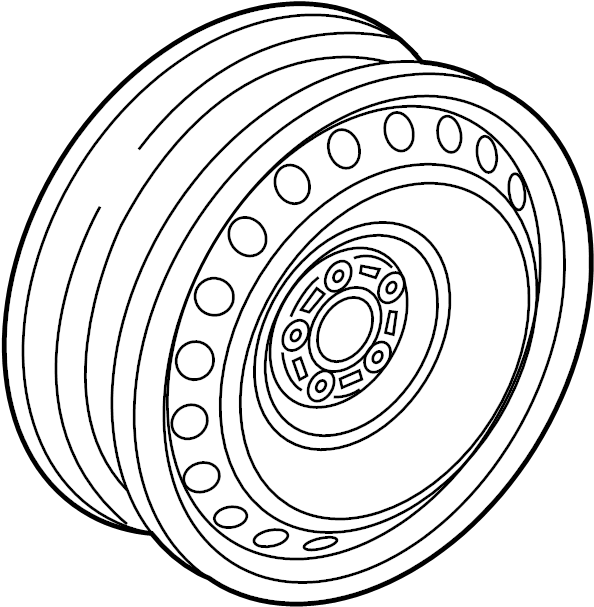 Spare Wheel 5G0-601-011 - View 2