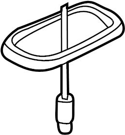 Radio Antenna Mast Gasket 3C0-035-349-A - View 3