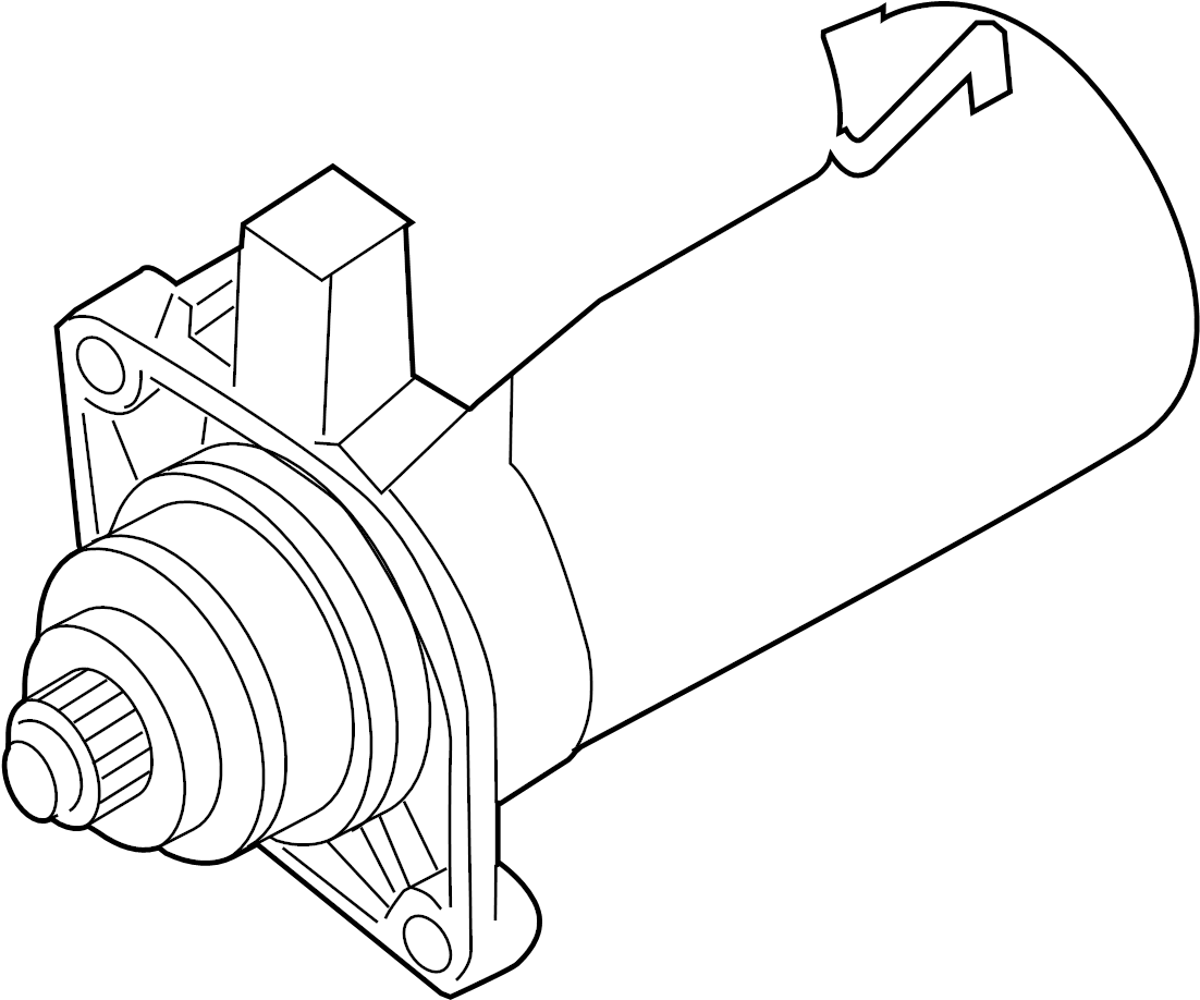 Starter Motor 02M-911-023-G - View 6
