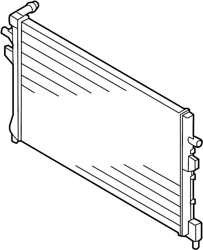 Auxiliary Radiator 5K0-121-251-S - View 2