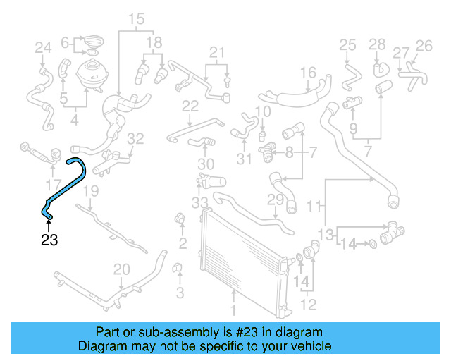 Hose 1C0-121-447-M - View 8