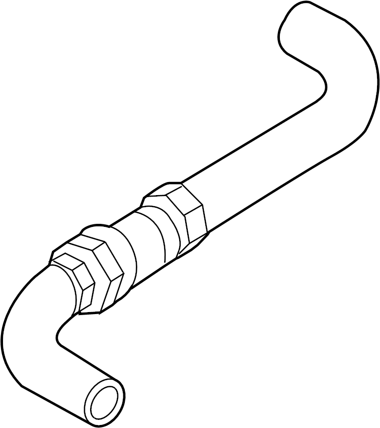 Engine Coolant Hose 1K0-121-156-BF