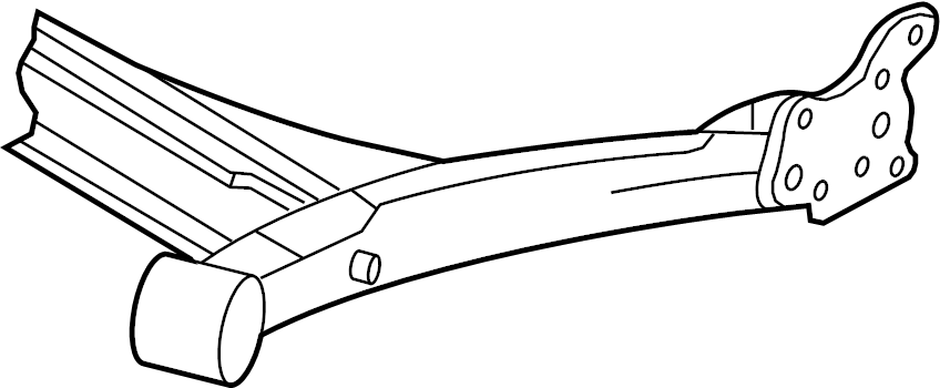 Axle Beam 1J0-500-051-L - View 2