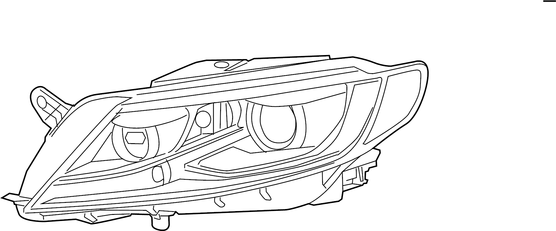 Headlamp Assembly 3C8-941-753-S