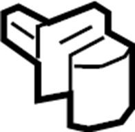 Wheel Opening Molding Clip 3C0-853-585-B