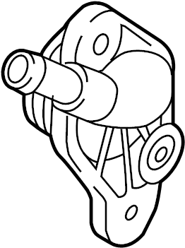 Engine Coolant Outlet Flange 06K-121-132 - View 15