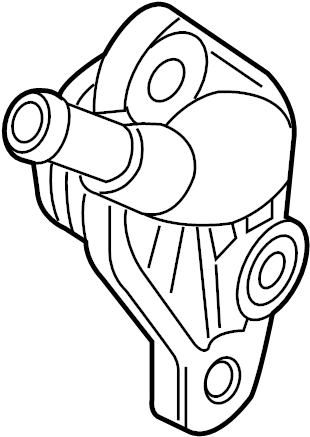 Engine Coolant Outlet Flange 06K-121-132 - View 4