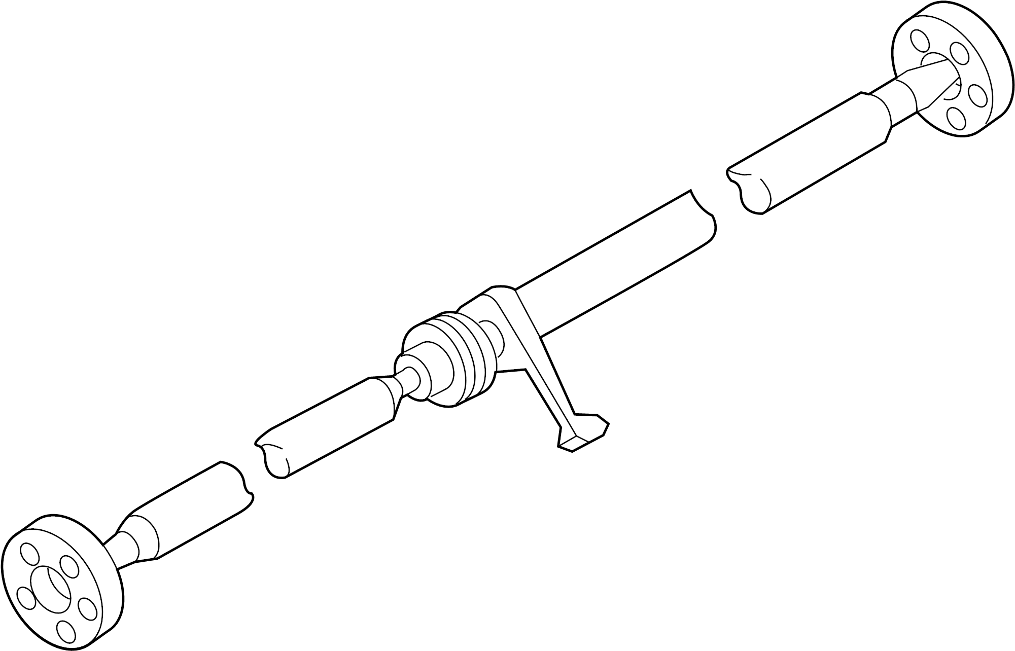 Drive Shaft 5N0-521-101-N - View 2