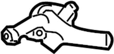 Engine Coolant Outlet Flange 038-121-133-A - View 2