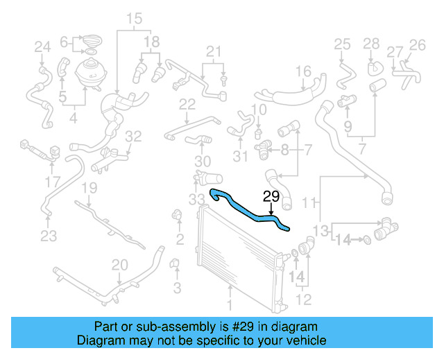 Hose 1C0-121-088-A - View 8