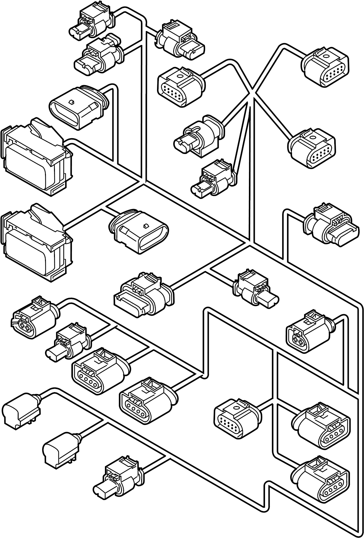 Engine Harness 06K-971-627-AN - View 2