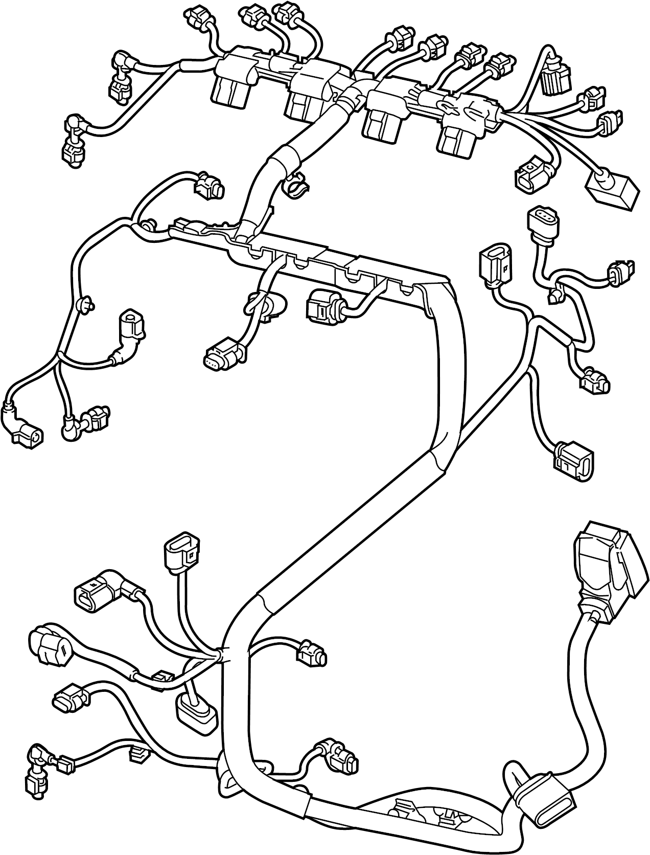 Engine Harness 06K-971-627-AN - View 3