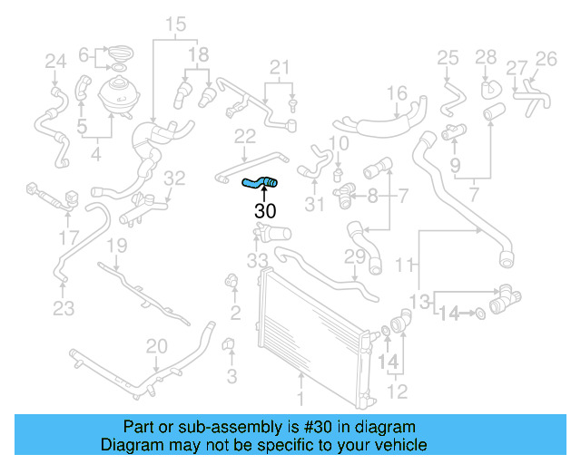 Hose 1C0-121-449 - View 5
