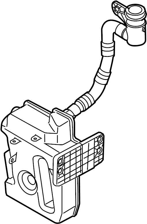 Washer Fluid Reservoir 5K0-955-453-B - View 2