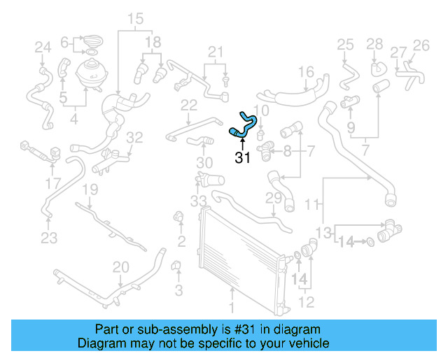 Hose 1C0-121-449-A - View 9
