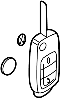 Keyless Entry Transmitter 3D0-959-753-Q-INB