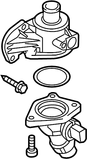 Engine Coolant Thermostat Kit 06F-121-111-F - View 4