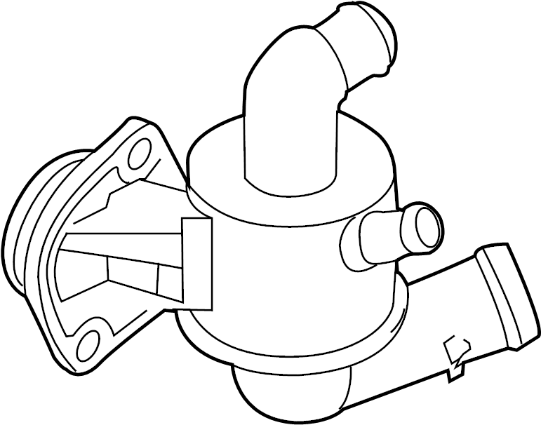 Engine Coolant Thermostat Kit 03L-121-111-AM - View 7