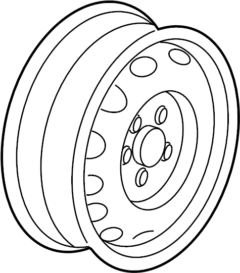 Wheel, Steel 5K0-601-027-A-03C - View 11