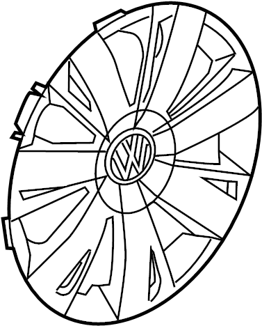 Wheel Cover 5C0-601-147-E-QLV - View 2