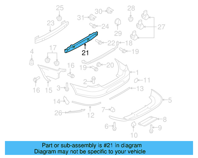 Absorber 3C8-807-252-B - View 3