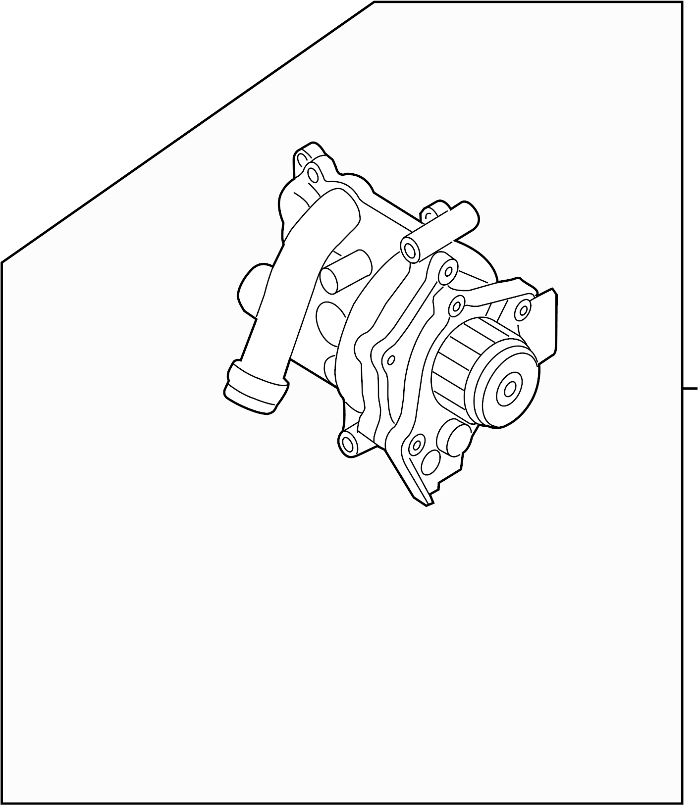 Water Pump Assembly 06J-121-026-BH - View 2