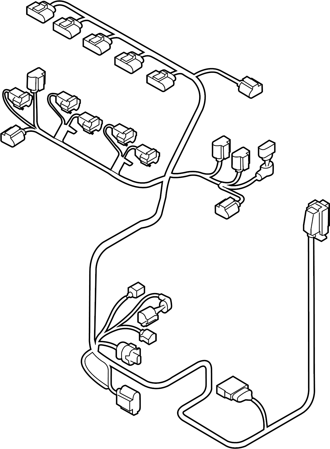 Engine Wiring Harness 07K-971-627-E