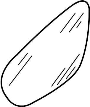 Mirror Glass 3C8-857-521-B - View 2