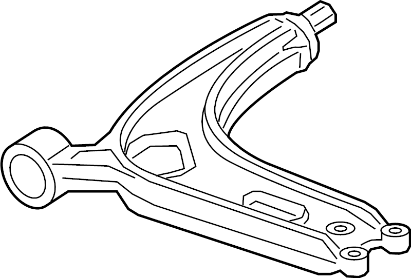 Lower Control Arm 3QF-407-151-E - View 4