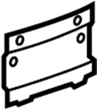 License Bracket 3A0-943-199 - View 6